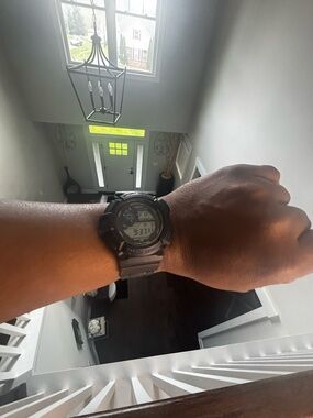 Black Shock Resistant Smartwatch